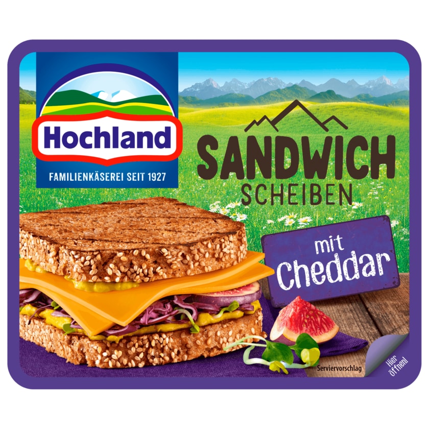 Hochland Sandwich Scheiben Cheddar 150g